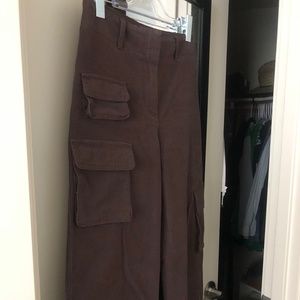 Aritzia Wilfred picture pants in rich mocha brown size 4 gently used